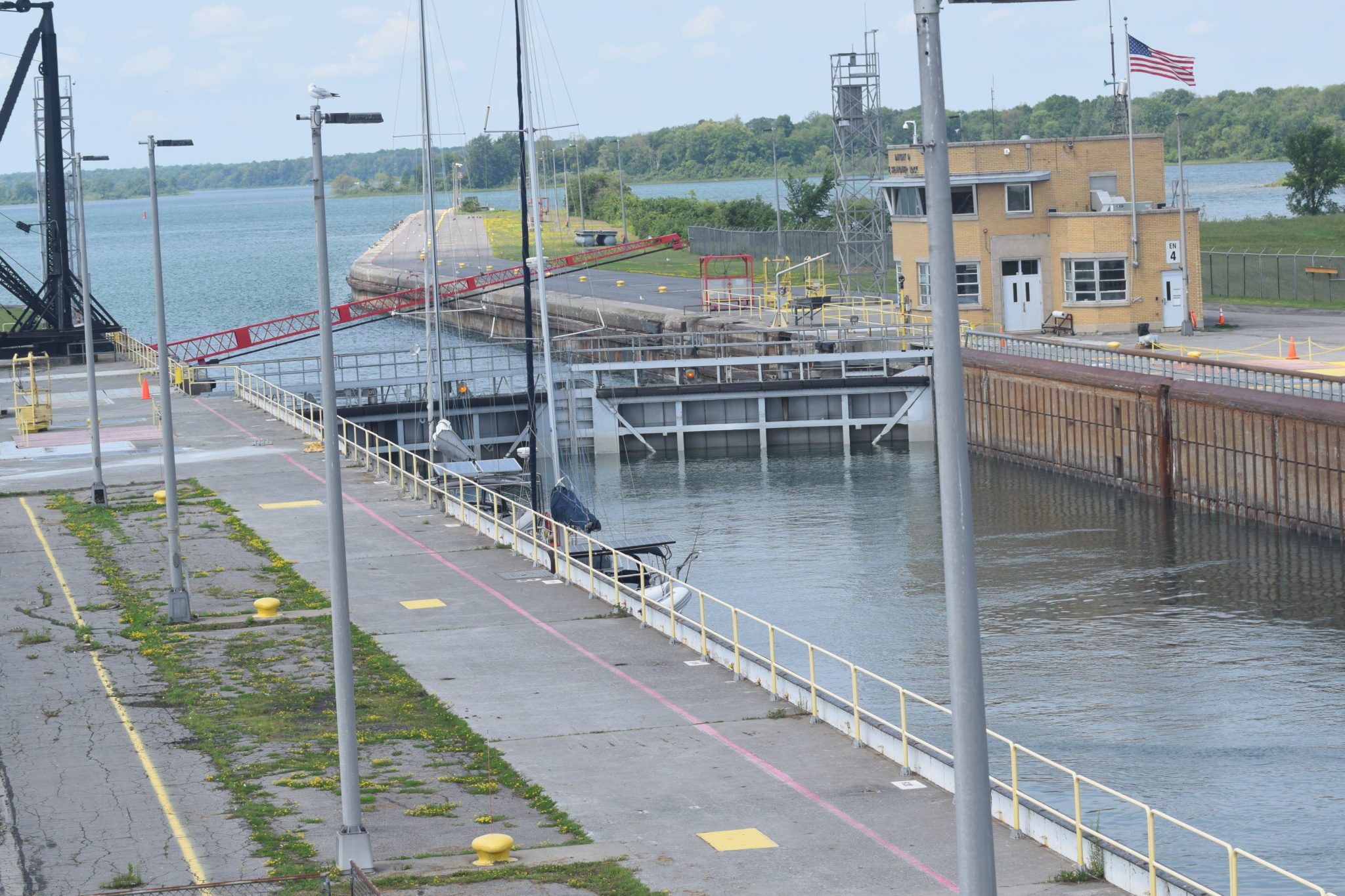 U.S. Eisenhower Lock, Massena, NY 07/15/2021 Adventures in the Dirt Yacht